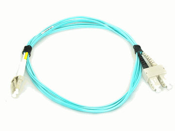 China Industrial OM3 Duplex Fiber Optic Patch Cord Multimode Fiber Optic Cable supplier
