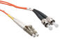Telecommunication Fiber Optic ST- LC Multimode Patch Cord 10m Patch Cable supplier
